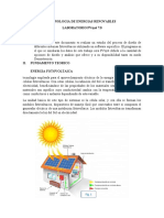 Tecnologia de Energias Renovables