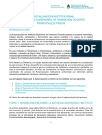 Principales Pasos de La Autoevaluación PDF