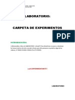EXPERIMENTOS DE LABORATORIO - 3ero PEI