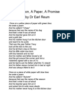 Earl Reum A Person A Paper A Promise