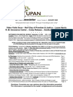 UPAN Newsletter Volume 7 Number 8 August 2020