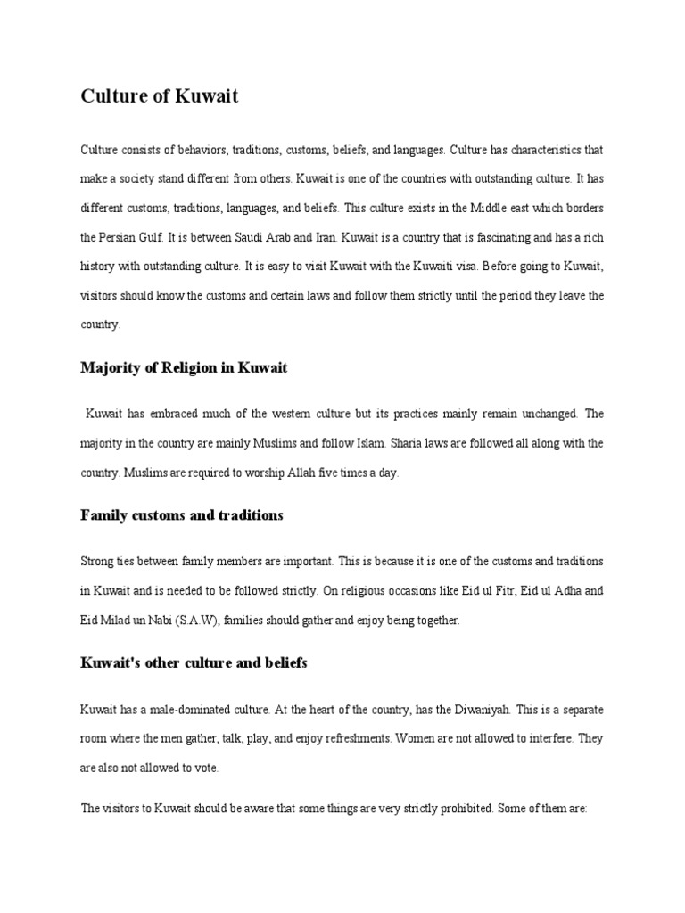 Kuwait intelligence overview