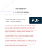 PONENCIA (COMPOSICION QUIMICA DE LOS COSMETICOS) 28 de Nov. de 2018