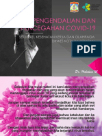 PENGENDALIAN DAN PENCEGAHAN COVID19