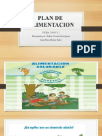 PLAN DE  ALIMENTACION