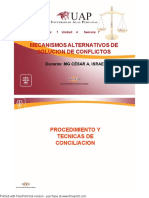 Procedimiento y Técnicas de Conciliación