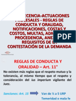 Derecho Procesal Del Trabajo, Comparecencia