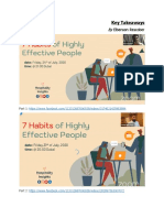 Key Takeaways from 7 Habits of Highly Effective People
