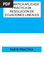 Matematica 04 Resolucion de Ecuaciones Lineales