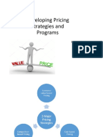 Developing Pricing Strategies and Programs