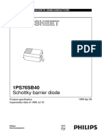 Data Sheet: 1PS76SB40