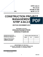 U.S. Military Guide to Construction Project Management