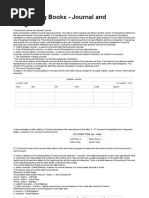 Accounting Books - Journal and Ledger