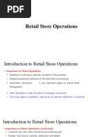 Retail Store Operations 1