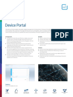 Device Portal: I4.0 Approach Benefits