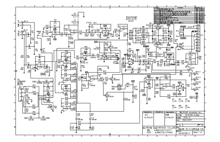 Velodyne spl-10 Control-Pcb SCH PDF | PDF