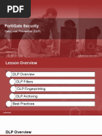 Fortigate Security: Data Leak Prevention (DLP)