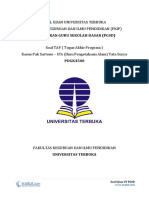 1 - Soal TAP UT PGSD - Tugas Akhir Program - Pak Sartono - IPA (Ilmu Pengetahuan Alam) Tata Surya PDF