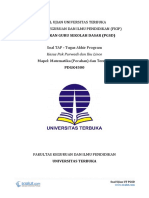 4 - Soal TAP UT PGSD - Tugas Akhir Program - Pak Purwadi Dan Ibu Lince - Matematika Dan Tematik - Pecahan PDF