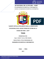 Tesis de Test Vocacional Ejemplo PDF