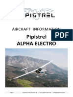 Aircraft Information: Pipistrel Alpha Electro