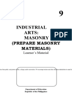 Ia - Masonry - Prepare Masonry Materials