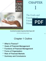The Goals and Functions of Financial Management: Powerpoint Presentation Prepared by Michel Paquet, Sait