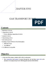 Gas Transport in Soil