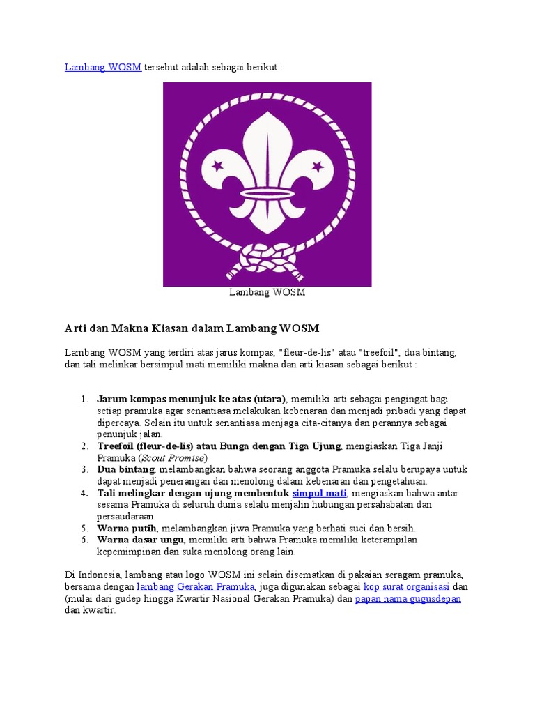 Lambang Pandu Dunia | PDF