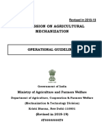 Sub-Mission On Agricultural Mechanization: Operational Guidelines
