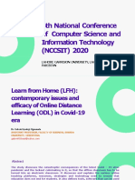 4th National Conference of Computer Science and Information Technology (NCCSIT) 2020