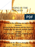 Bringing in The Sheaves