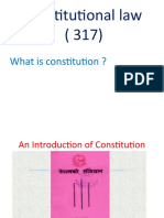 An Introduction of Constitution