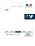 Référentiel de Certification: DSP Reac RF CDC Technicien (Ne) en Soudage