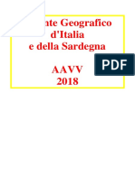 Atlante Geografico D'italia e Della Sardegna 2018 - AAVV