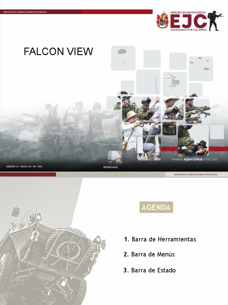 Guía de Herramientas FalconView | PDF | Ventana (informática) | La ...