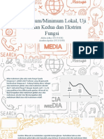 Maks Min Lokal, Uji Turunan Kedua Dan Ekstrim Fungsi