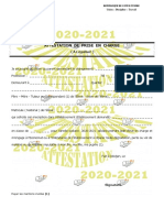 Attestation de Prise en Charge Deep 2020 2021 PDF