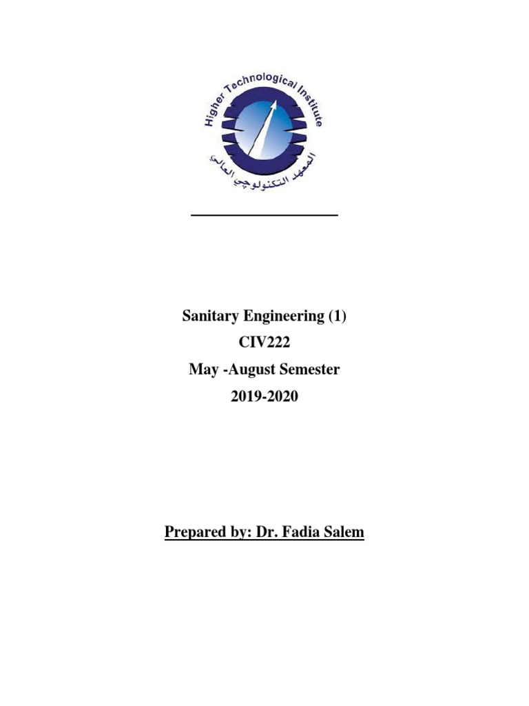 Water Supply Project PDF Water Purification Water Supply