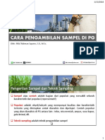  Cara Pengambilan Sampel