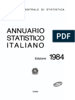 Annuario Statistico Italiano 1984