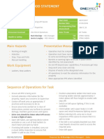 Accessing Loft Spaces Method Statement PDF