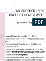How My Brother Leon Brought Home A Wife