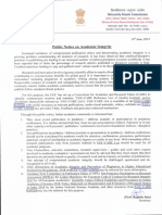 UGC Public Notice CARE PDF