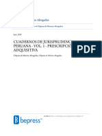 Cuadernos de Jurisprudencia Peruana - Vol. 1 - Prescripción Adquisitiva PDF