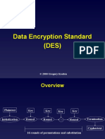 Data Encryption Standard (DES) : © 2000 Gregory Kesden