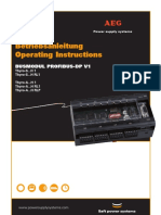 Betriebsanleitung Operating Instructions: Busmodul Profibus-Dp V1