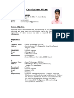 Curriculum Vitae: Career Objective