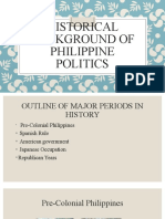 Historical Background of Philippine Politics