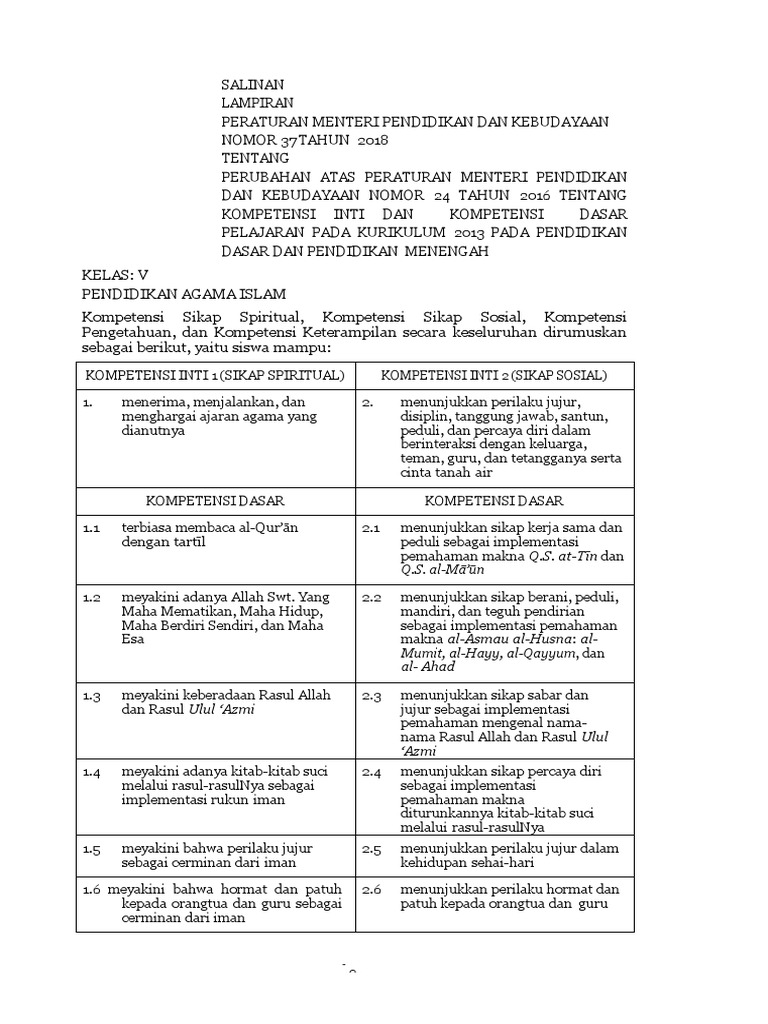 Ki KD Kelas 5  PDF